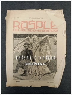 RAŠPLE, List politicko-humoristický 1908/07