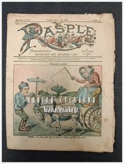 RAŠPLE, Humoristicko-satirický list dělného lidu 1907/08