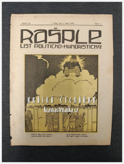 RAŠPLE, List politicko-humoristický 1909/01