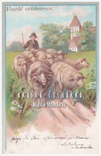 VELIKONOČNÍ pohlednice a NÁBOŽENSKÝ motiv