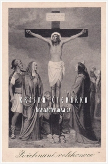 VELIKONOČNÍ pohlednice a NÁBOŽENSKÝ motiv