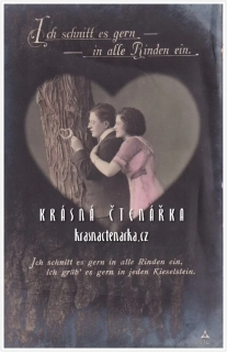 Zamilovaná ONA a ON, Ich schnitt es gern ...