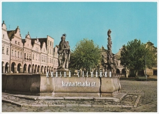 TELČ, Náměstí Zachariáše z Hradce (býv. náměstí Míru)