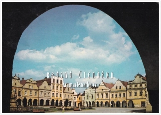 TELČ, Náměstí Zachariáše z Hradce (býv. náměstí Míru)