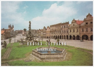 TELČ, Náměstí Zachariáše z Hradce (býv. náměstí Míru)