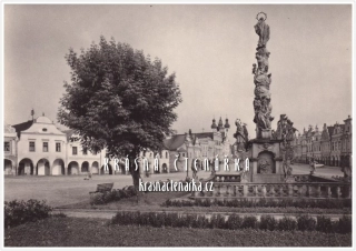 TELČ, Náměstí Zachariáše z Hradce (býv. náměstí Míru)