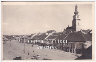 TŘEBÍČ, Náměstí