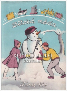 DĚTSKÁ MÓDA Zima 1949, Vydavatel Karel Berner, módní časopisy