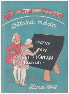 DĚTSKÁ MÓDA Zima 1948, Vydavatel Karel Berner, módní časopisy