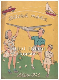 DĚTSKÁ MÓDA Léto 1948, Vydavatel Karel Berner, módní časopisy