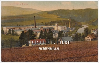 JIZERODOLÍ, Textilní továrna Franze Schmitta (Iserthal)