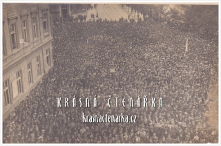 PRAHA, Jubilejní výstava Národního divadla, 16. květen 1918 (?)