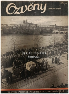 Časopis OZVĚNY 38/1937 | Úmrtí a pohřeb T. G. Masaryka