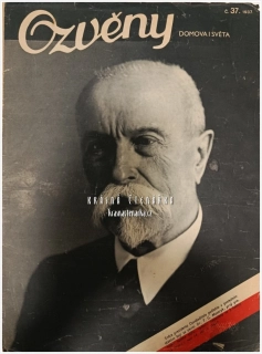 Časopis OZVĚNY 37/1937 | Úmrtí T. G. Masaryka