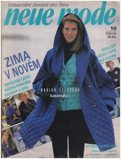 NEUE MODE 1992/10 | Střihový módní časopis