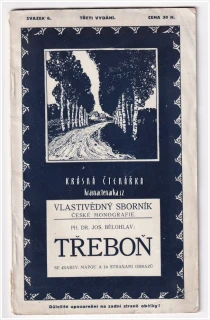 Vlastivědný sborník, české monografie: TŘEBOŇ (Bělohlav Josef)