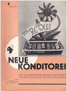 NEUE KONDITOREI 1935/8 | Odborný ilustrovaný měsíčník | Cukrářství, cukrovinky, gastronomie, potravinářství