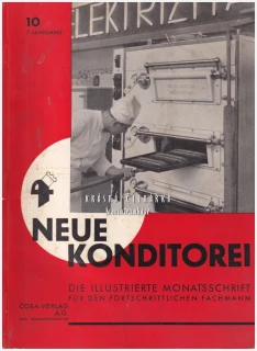 NEUE KONDITOREI 1938/10 | Odborný ilustrovaný měsíčník | Cukrářství, cukrovinky, gastronomie, potravinářství