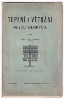 TOPENÍ A VĚTRÁNÍ OBYDLÍ LIDSKÝCH (Jan Evangelista rytíř Purkyně) | Vydáno 1891 | Část z publikace Kronika práce, osvěty, průmyslu a nálezův