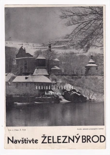 ŽELEZNÝ BROD | Titulní foto: Fotoatelirét Josef Hilger | Turistický leták