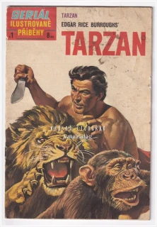 TARZAN – SERIÁL ILUSTROVANÉ PŘÍBĚHY Č. 1 (Edgar Rice Burroughs, il. Russ Manning, Jesse Marsh, George Wilson)