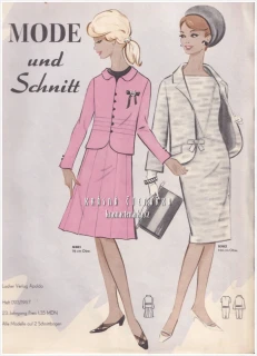 MODE UND SCHNITT Heft 093/1967 | Módní časopis s krejčovskými střihy z NDR