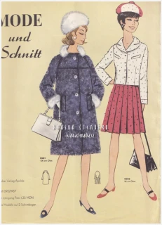 MODE UND SCHNITT Heft 095/1967 | Módní časopis s krejčovskými střihy z NDR