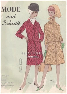 MODE UND SCHNITT Heft 092/1966 | Módní časopis s krejčovskými střihy z NDR