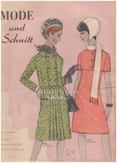 MODE UND SCHNITT Heft 091/1966 | Módní časopis s krejčovskými střihy z NDR