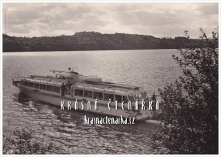 Vodní nádrž VRANOV a motorová loď Dunaj