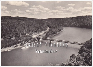 Vodní nádrž VRANOV a také Vysočanský most