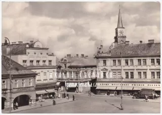 NYMBURK, Náměstí Přemyslovců, býv. nám. Československé armády