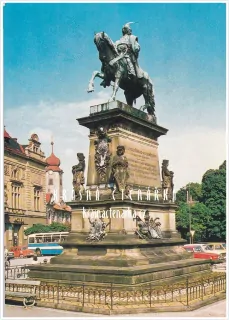 PODĚBRADY, Jezdecká socha krále Jiřího