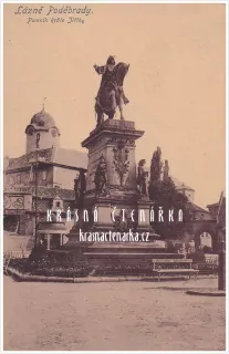 PODĚBRADY, Jezdecká socha krále Jiřího