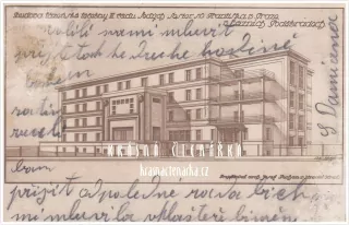 PODĚBRADY, Léčebný ústav Purkyně či pension Charitas - návrh