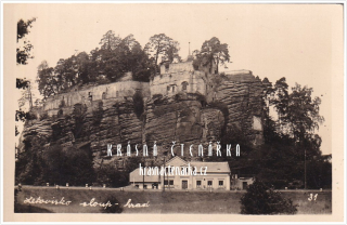 Skalní hrad SLOUP V ČECHÁCH