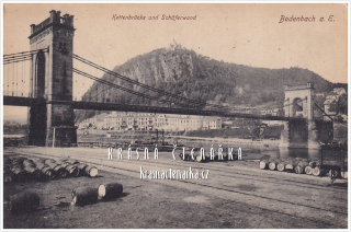 DĚČÍN, Řetězový most císařovny Alžběty