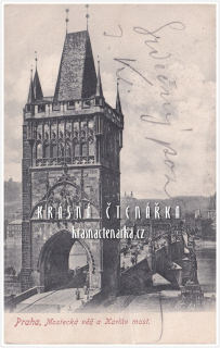 PRAHA, Mostecká věž a Karlův most