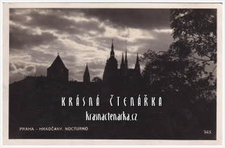 PRAHA, Hradčany v noci