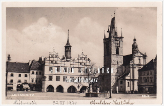 LITOMĚŘICE, Náměstí, nyní Mírové náměstí