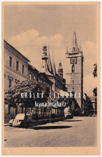 LITOMĚŘICE, Náměstí, nyní Mírové náměstí a Dlouhá ulice