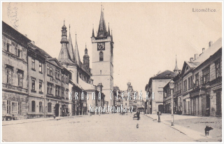 LITOMĚŘICE, Náměstí, nyní Mírové náměstí a Dlouhá ulice