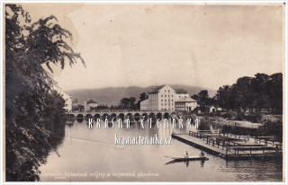 TEREZÍN, Splavové mlýny a vojenská plovárna