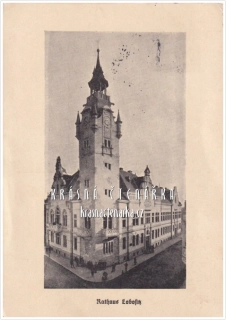 LOVOSICE, Radnice (Razítko "Smutek republiky")