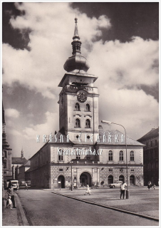 ŽATEC, Radnice a náměstí Svobody, býv. nám. Velké říjnové revoluce