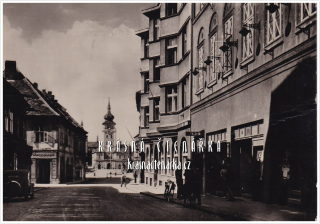 ŽATEC, Třída Obránců míru, dříve Stalinova