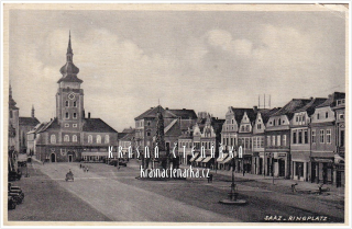 ŽATEC , Náměstí Svobody, býv. Ringplatz