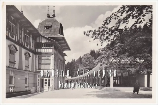 LUHAČOVICE, Jurkovičův dům a kolonáda