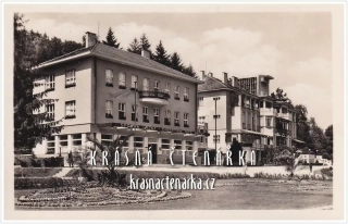 LUHAČOVICE, Ředitelství lázní a Dům Bedřicha Smetany