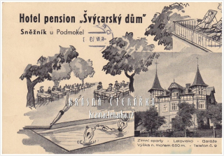 JÍLOVÉ, Hotel Švýcarský dům